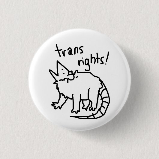 trans-rechtenbezit ronde button 3,2 cm (Voorkant)