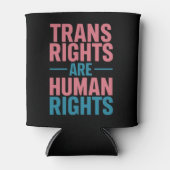 Trans Right zijn mensenrechten Transgender Pride Blikjeskoeler (Voorkant)