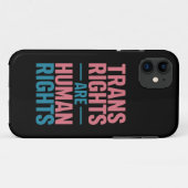 Trans Right zijn mensenrechten Transgender Pride Case-Mate iPhone Case (Achterkant (horizontaal))