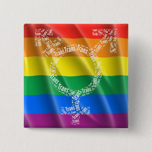 TRANS SYMBOL PATTERN WHITE -.png Vierkante Button 5,1 Cm