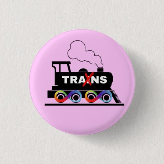trans-trein ronde button 3,2 cm (Voorkant)
