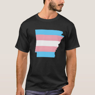 Trans Vlag Arkansas LGBT Pride Ondersteuning cadea T-shirt