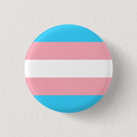 trans-vlag ronde button 3,2 cm (Voorkant)