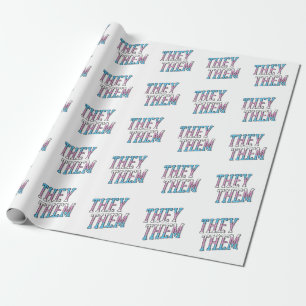 Trans Voornaamwoorden Zij Hen Cadeaupapier