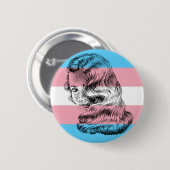 Trans Vrouw Pride Button (Voorkant /achterkant)