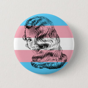 Trans Vrouw Pride Button