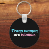 Trans Vrouwen zijn vrouwen Sleutelhanger (Voorkant)