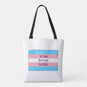 Trans wij zijn... tote bag (Achterkant)