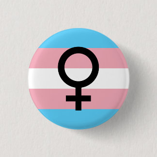 Trans Woman Pride Ronde Button 3,2 Cm