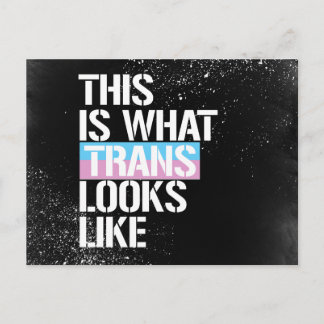 Trans - Zo ziet Trans eruit - LGBTQ Ri Briefkaart