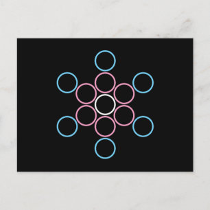 tranSacred cirkels Briefkaart