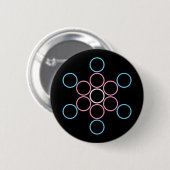 tranSacred cirkels Ronde Button 5,7 Cm (Voorkant /achterkant)
