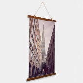 TransAmerica-gebouw Hangend Wandkleed (Gebogen)