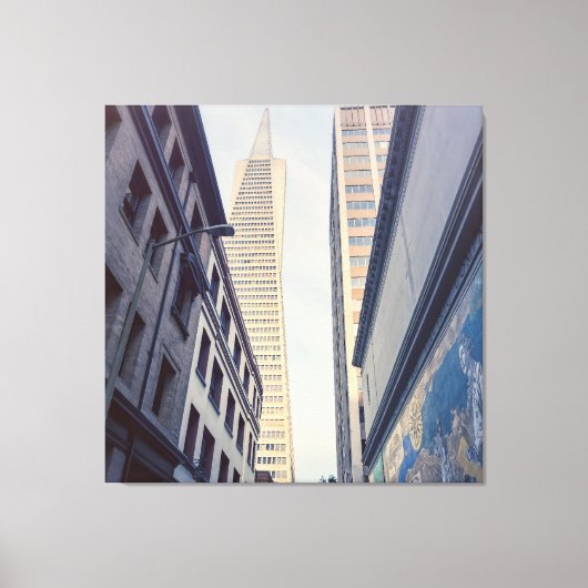TransAmerica Pyramid Canvas Afdruk (Voorkant)