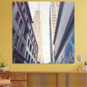 TransAmerica Pyramid Canvas Afdruk (Insitu (Woonkamer))