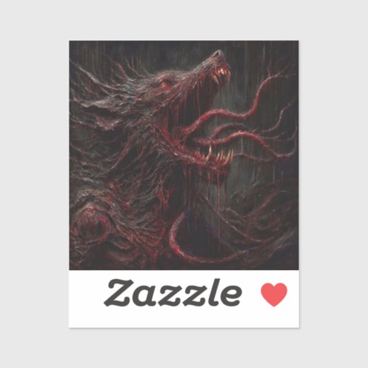 TRANSCENCE DE LA LUNE SANGUINE | Sticker (Feuille)