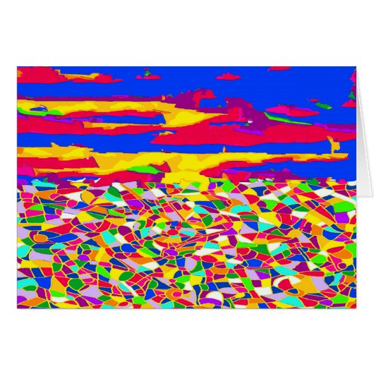 Transcendance Abstraite-peinture à l'huile (Devant horizontal)