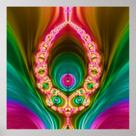 Transcendent Alien Variation 3 Art Print Poster