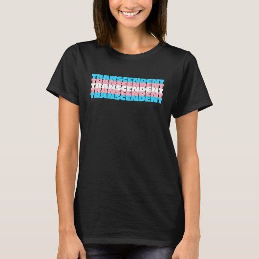 Transcendent Queer LGBTQ+ Transgender pride flag T-shirt (Voorkant)