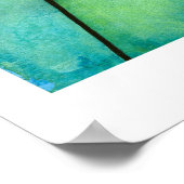 "Transcendental Journey" Roze Ribbon Ekleberry Art Poster (Hoek)