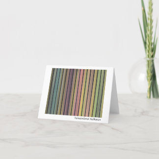 Transcendentale Meditatie Notitiekaartje