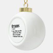 Transdefinitie Keramische Bal Ornament (Rechts)