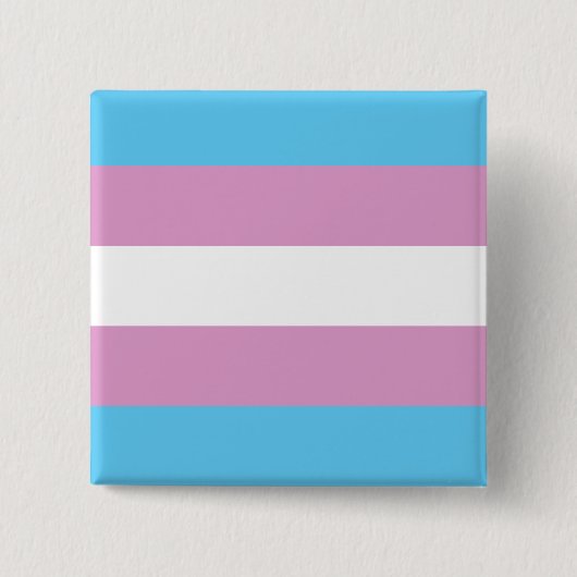 Transexual Pride Vierkante Button 5,1 Cm (Voorkant)