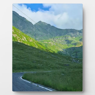 Transfagarasan Alpen Uitzicht – Roemenië Berg Kuns Fotoplaat