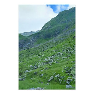 Transfagarasan Alpenhelling – Roemenië Fotografie Foto Afdruk