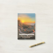 Transfagarasan, Karpatische bergen, Roemenië Road Post-it® Notes (Op bureau)