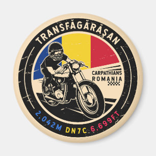 Transfagarasan Roemenië Motorfiets Magneet
