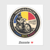 Transfagarasan Roemenië | | Motorfiets Sticker (Vel)