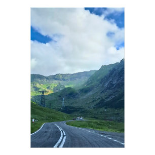 Transfagarasan Weg – Carpathische Bergprint Foto Afdruk