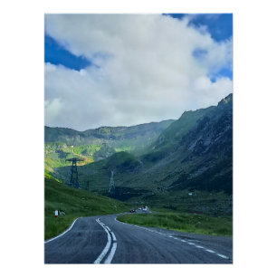 Transfagarasan Weg – Carpathische Bergprint Perfect Poster