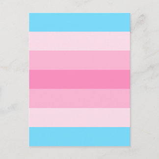 transfeministische vlag briefkaart