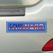 Transférer Sur Bleu Avec Sticker À Bouton Drapeau (En voiture)