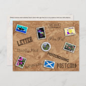 Transfert postal - Carte postale (Devant / Derrière)