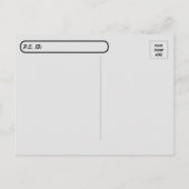 Transfert postal - Carte postale Komodo Dragon (Dos)