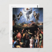 Transfiguratie door het Briefkaart Raphael (Voorkant / Achterkant)