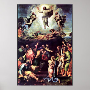 Transfiguratie door Raffael (beste kwaliteit) Poster