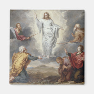 Transfiguratie (olie op koper) magneet