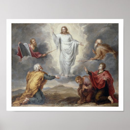 Transfiguratie (olie op koper) poster (Voorkant)