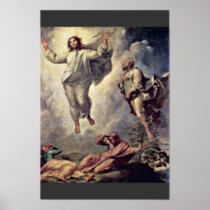 Transfiguratie van Christus Detail door Raffael Poster