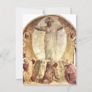 Transfiguratie van Christus door Fra Angelico Briefkaart