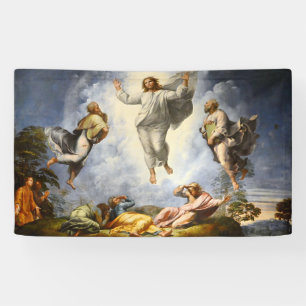 Transfiguratie van Christus - Raphaello Sanzio 152 Spandoek