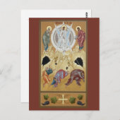 Transfiguratie van de Lord Prayer Card Briefkaart (Voorkant / Achterkant)