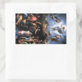 TRANSFIGURATIE VAN JESUS RECHTHOEKIGE STICKER (Tas)