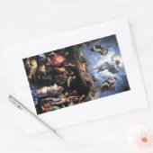 TRANSFIGURATIE VAN JESUS RECHTHOEKIGE STICKER (Envelop)