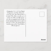 Transfiguratie van Jezus Briefkaart (Achterkant)