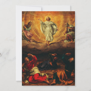 Transfiguratie van Jezus Christus Bedankkaart